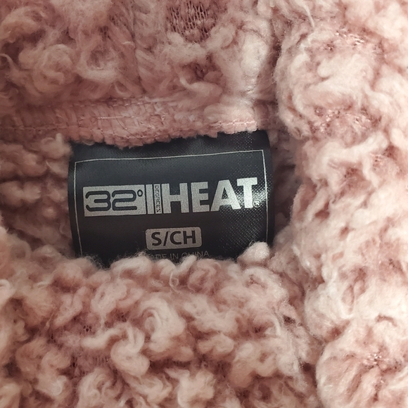 32 Degrees Pink Sherpa Pullover - Picture 6 of 6